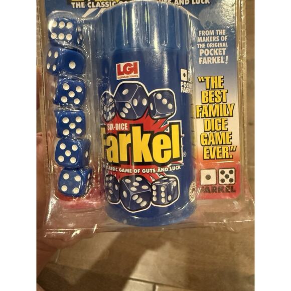 Six-Dice Farkel Dice Game Official LGI Product NEW - Picture 5 of 7